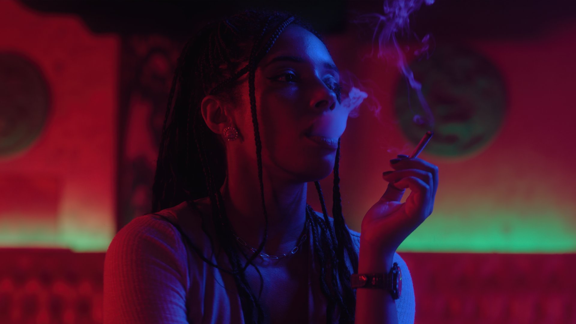 Still from Murder, She Toked