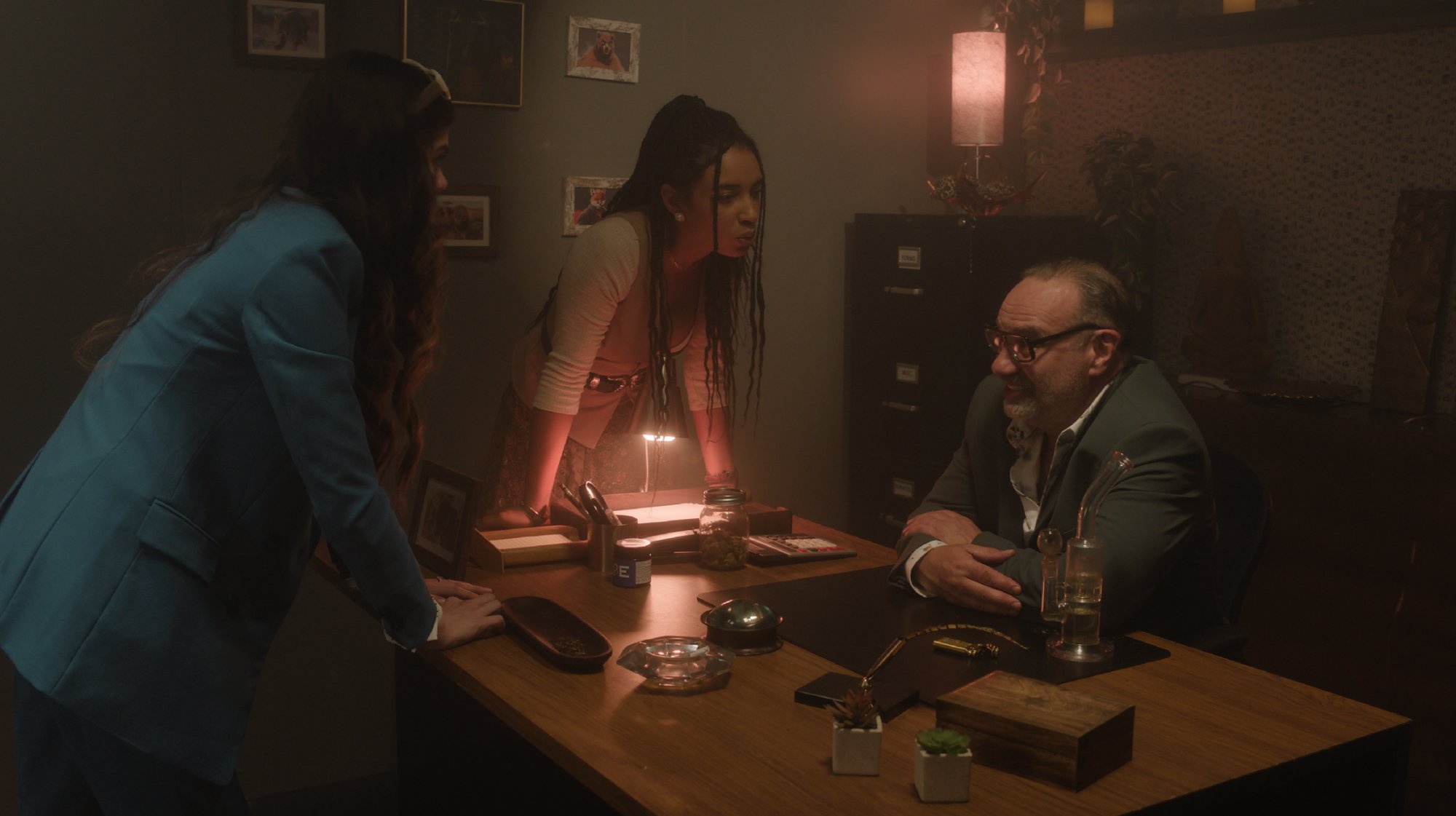 Still from Murder, She Toked